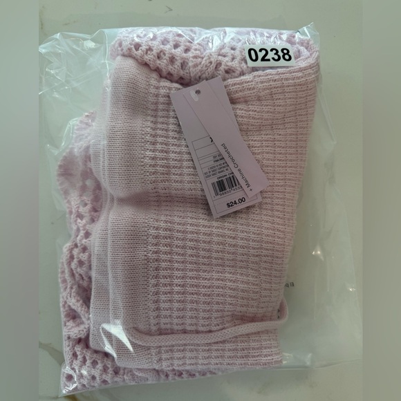 Wild Fable Skirt Women’s Crochet Knit Tiered Mini Drawstring Cotton XL Pink - Picture 9 of 9